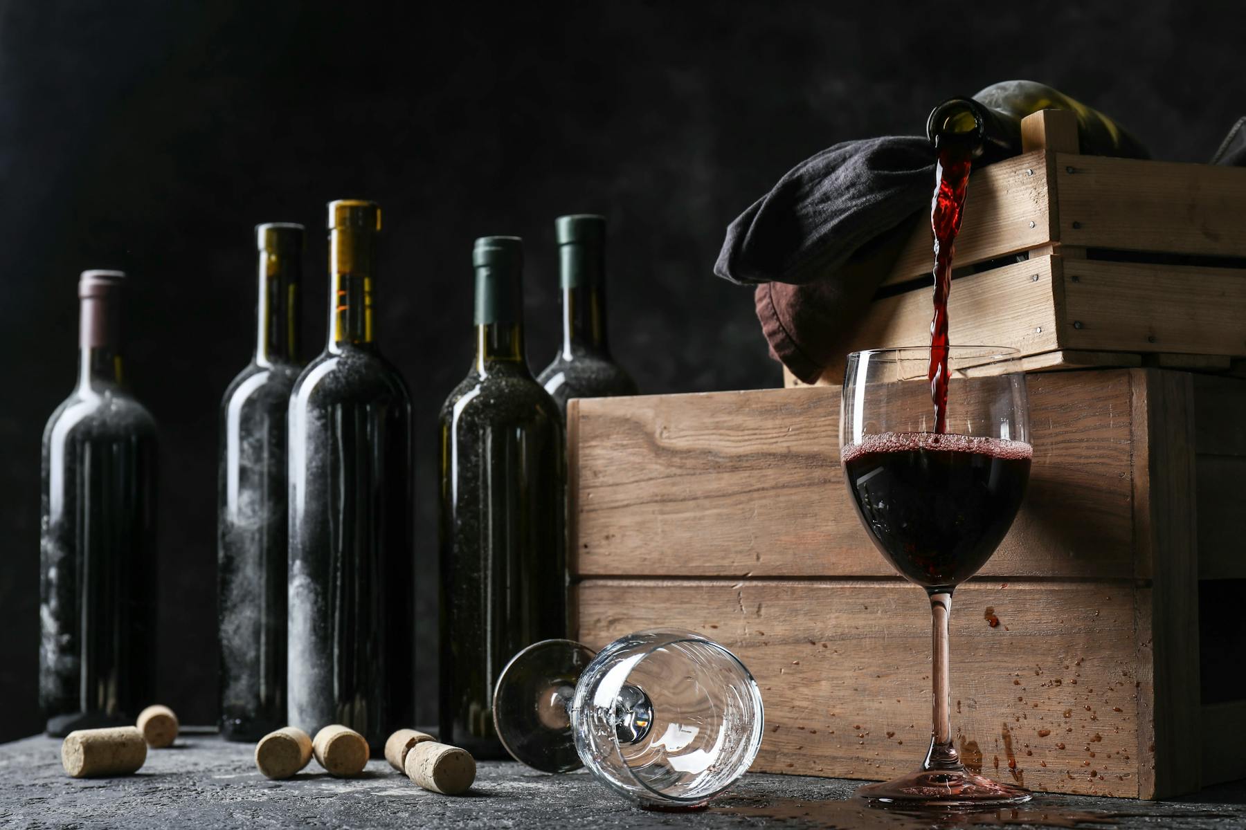 Keeping wines for ageing